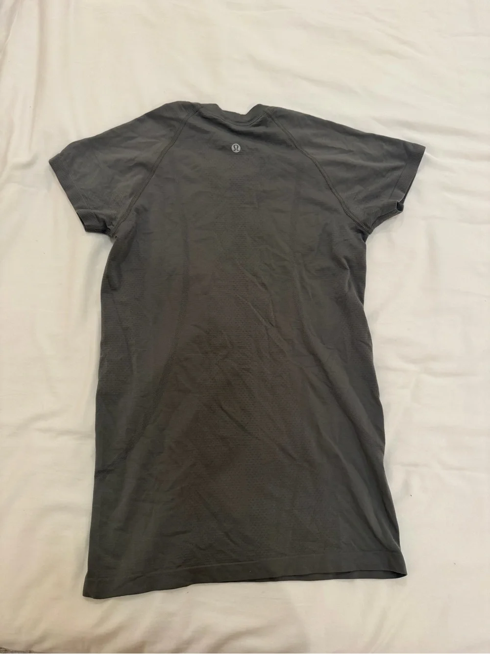 lululemon athletica Short-Sleeve Crew Neck Tee in Gray